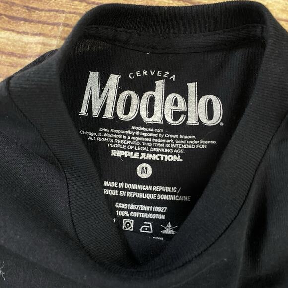 Modelo Shirt Beer Cerveza Casual Mexican Party Sz Medium - Picture 3 of 5